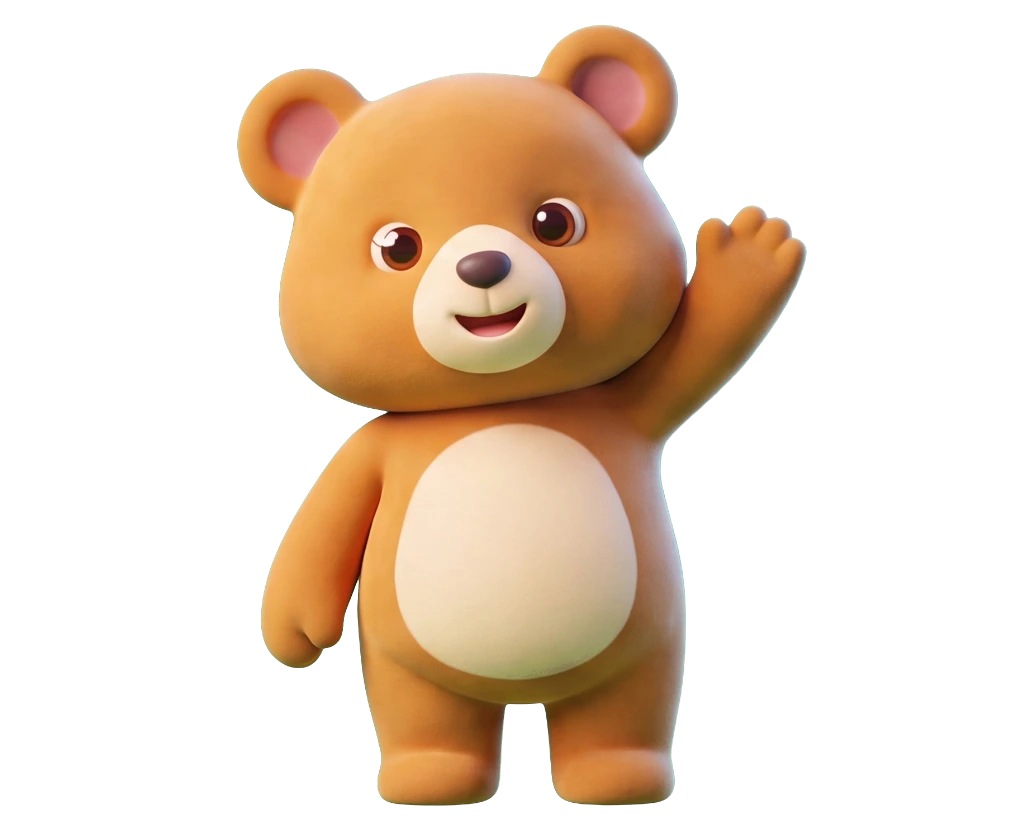 Der Bär winkt